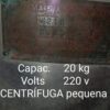 Centrifuga Secadora Capacidade 20kg