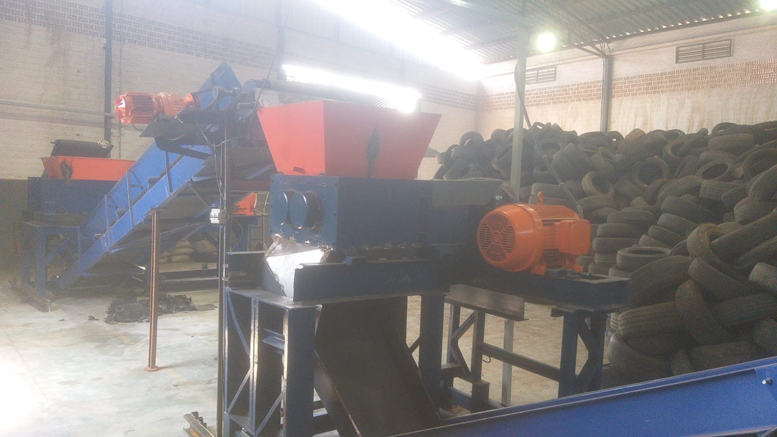 Empresa de Triturar Pneus